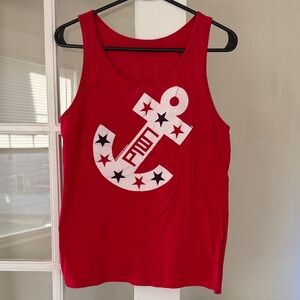 TimScapes Anchor Graphic Tank Top